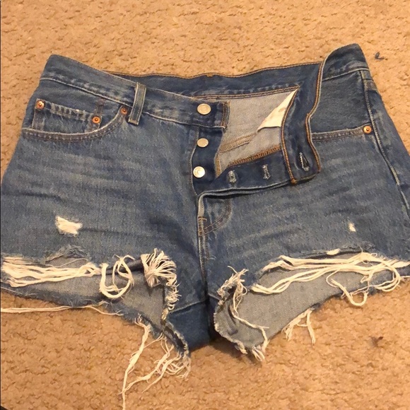 Levi's Pants - 501 Levi cut off shorts
